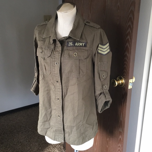 Ashley Outerwear Tops - Ashley Utility Button Up